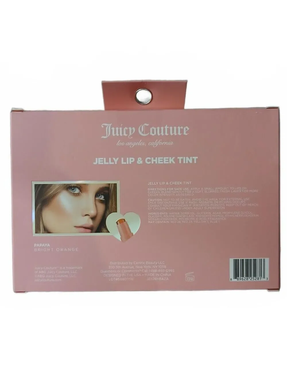 Juicy Couture Jelly Lip and Cheek Tint 4 Pack Set Cooling Blendable Easy Use NIB